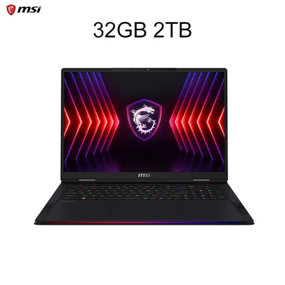 2024 MSI Raider A18 HX Gaming Laptop 18 Inch 2.5K QHD 240Hz IPS Screen Notebook AMD Ryzen R9-7945HX 32GB 2TB RTX4090 Netbook PC