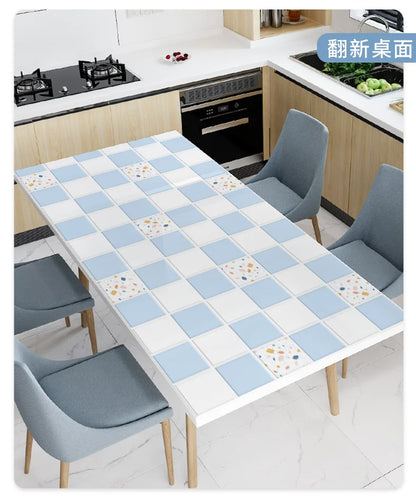 Kitchen Stove Oil-proof Sticker Waterproof High Temperature Resistant Wallpapers Kitchen Decoration Self Adhesive Contact Paper