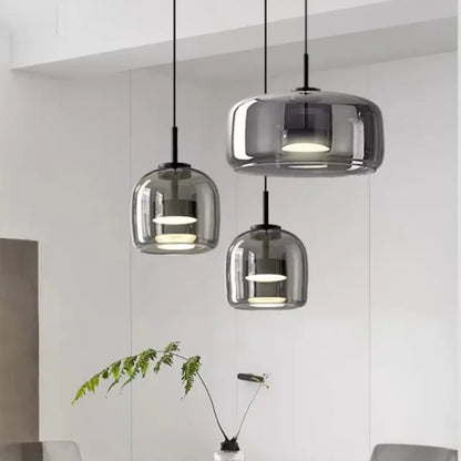 Glass LED Pendant Light for Kitchen, Restaurant, Hanging Lamp, Modern Bedroom, Bedside Shop Decoration, Ceiling Chandeliers, Lustres Decor