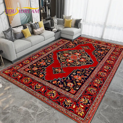 Persia Bohemia Nordic  Area Rug Large,Carpet Rug for Living Room Bedroom Sofa Doormat Decoration,kids Play Non-slip Floor Mat 3D