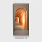 Modern Light Luxury Entrance Corridor Building Extension Decorative Painting Architecture Posters Prints Porch Wall Decoration