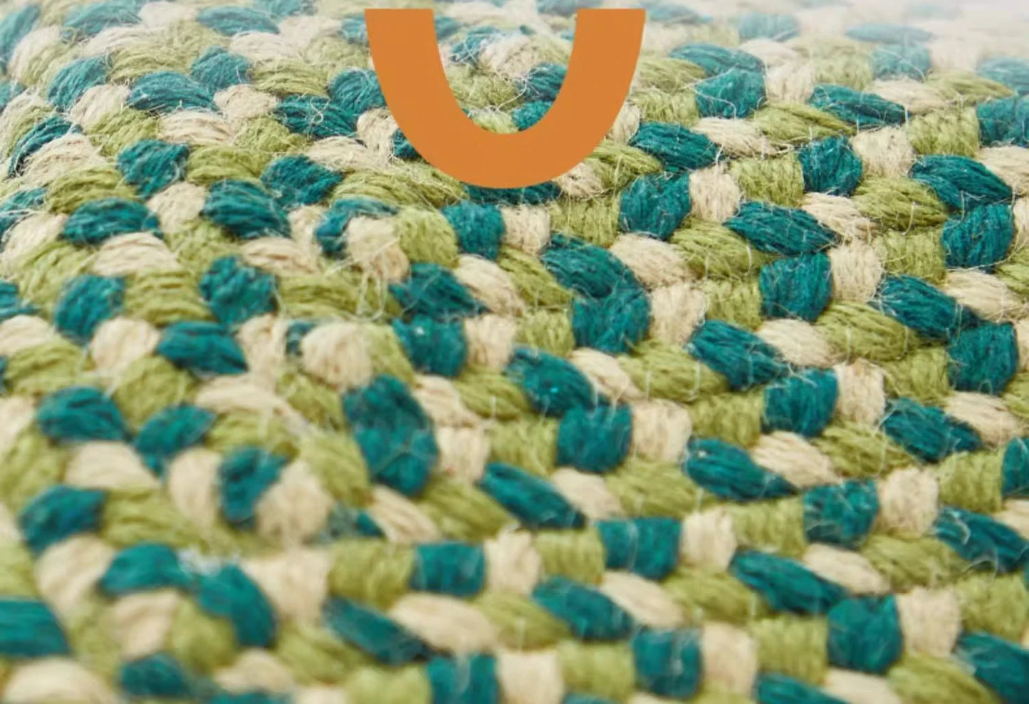Green Hand Woven Cotton Carpet Living Room Light Luxury Modern Villa Area Rug Decor Home Study Non-slip Mat Bedroom Rug Large