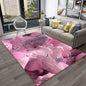 HD Colour Fluid Irregular Illusion Marble 3D Carpet Rug for Home Living Room Sofa Doormat Decor,kids Area Rug Non-slip Floor Mat