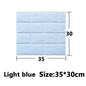 1-30Pcs 35cmx30 3D Wall Panels Stickers Wallpaper DIY Waterproof for Living Room Bedroom Kitchen Background Decoration
