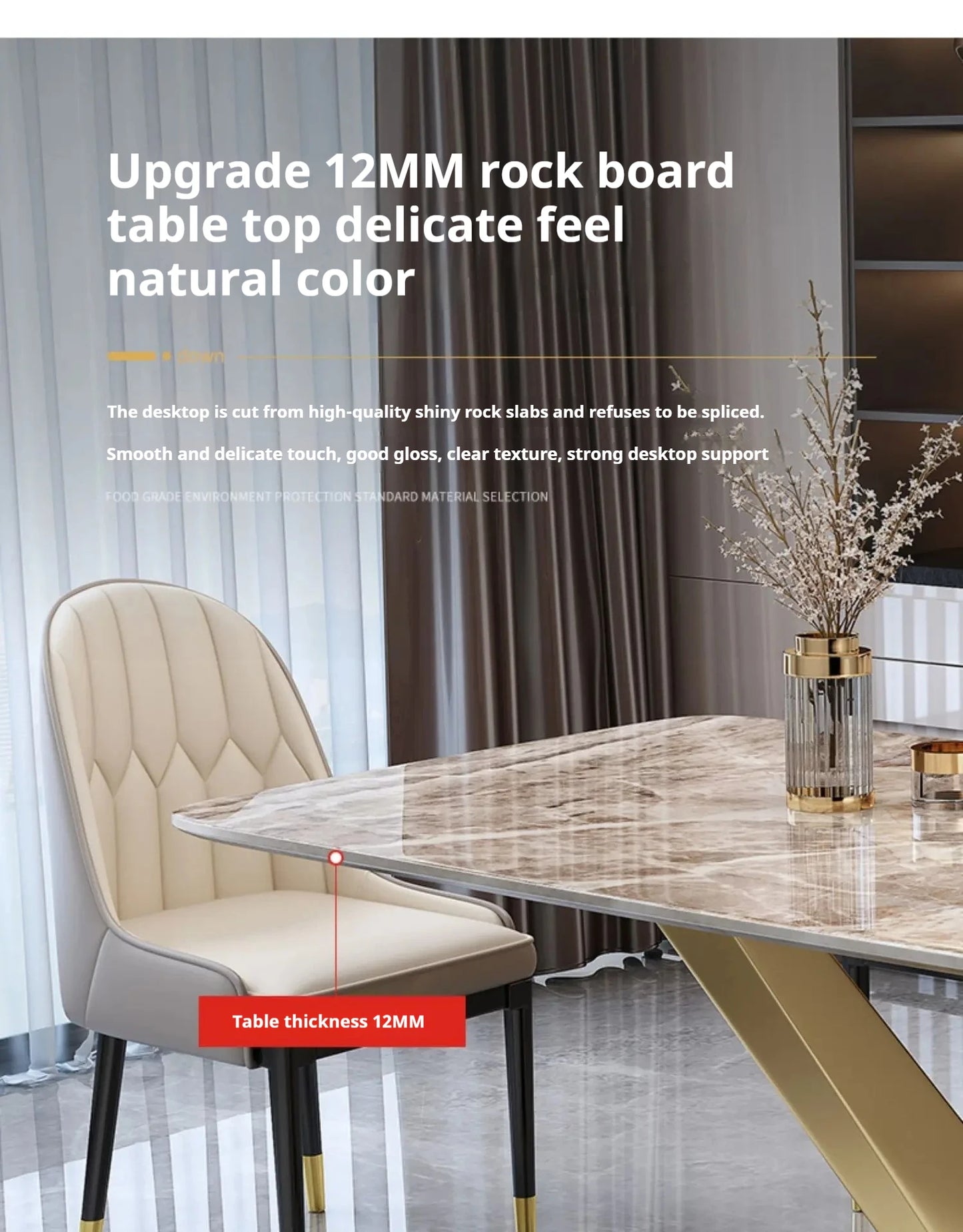 Luxury Dining Table Manger Chair Set Living Room Console Table Dressing Gold Space Savers Multifunction Yemek Masaları Furniture