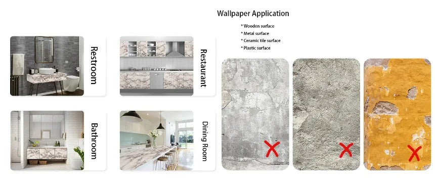 80cm Width Oil Proof Wall Stickers Waterproof Foil Wallpaper Marble Self Adhesive Mould Proof Sticker for Kitchen Bathroom Decor