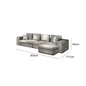 Light Luxury Living Room Sofa High-end Home Furniture for Large Villa L-shaped Leather Couch Designer Furniture Sofa for Villa