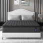 Queen Mattress,14 Inch Hybrid Mattress Black,Euro Top Mattress Medium Firm for Back & Lumbar Support,100 Night Trial, Individual