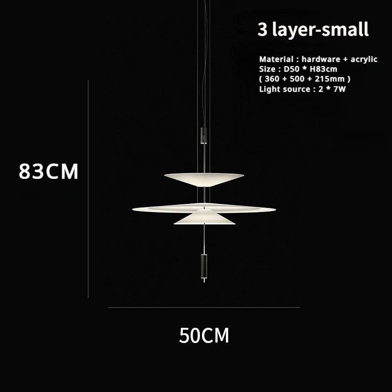 SANDYHA Modern Flying Saucer Style Chandeliers House Home Decor Led Pendant Lamps Kitchen Living Room Bedroom Interior Lighting