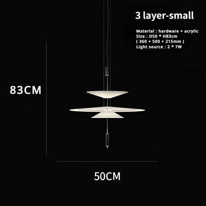 SANDYHA Modern Flying Saucer Style Chandeliers House Home Decor Led Pendant Lamps Kitchen Living Room Bedroom Interior Lighting