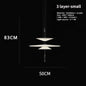 SANDYHA Modern Flying Saucer Style Chandeliers House Home Decor Led Pendant Lamps Kitchen Living Room Bedroom Interior Lighting