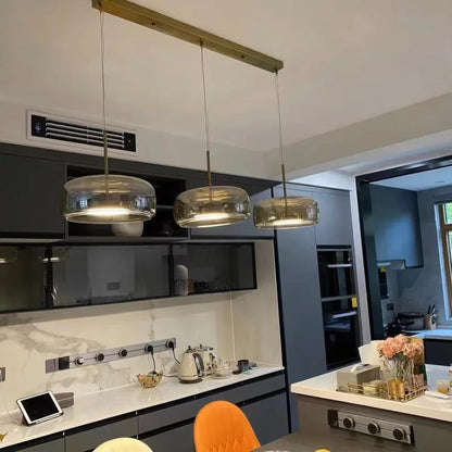Glass LED Pendant Light for Kitchen, Restaurant, Hanging Lamp, Modern Bedroom, Bedside Shop Decoration, Ceiling Chandeliers, Lustres Decor