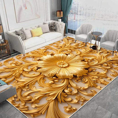 European Style Flower Carpet for Living Room Home Luxury Large Area Soft Rug for Bedroom Decor Non-slip Floor Mat Ковер Tapis