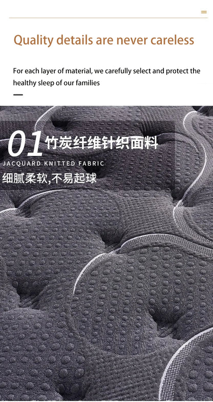 Luxury Hybrid Queen Bed Mattress Breathable Rolled Mattress in a Box Home Furniture for Villa & Hotel