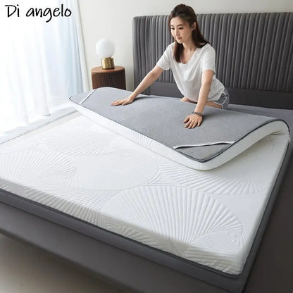 Elastic Stereoscopic Latex Mattress, Cushion, Home, Double, Foldable, Comfortable, Tatami Mat, Sleeping Pad, Soft Mattress, # SW