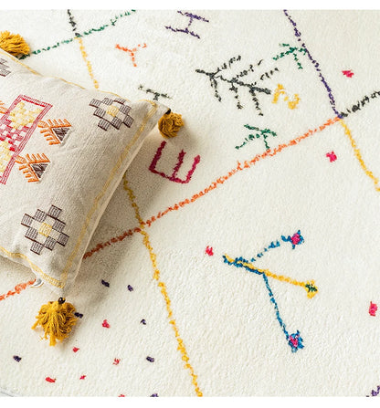 Carpet for Living Room Ethnic Style Large Area Fluffy Children Bedroom Rug Home Decoration Cloakroom Plush Mat ковер Tapete 러그