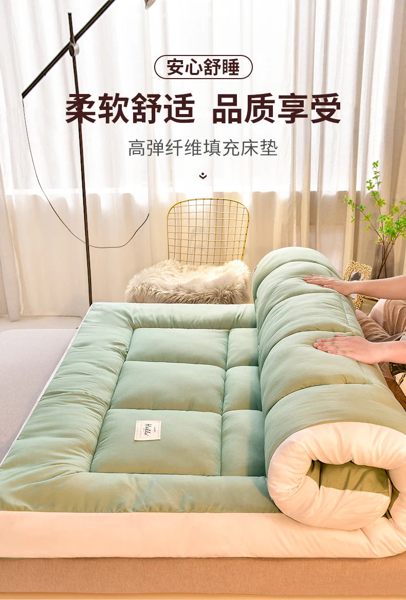 Soft comfortable mattress home thickened ultra-soft dormitory student single double mattress tatami floor sleeping mat