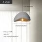 Nordic Minimalist Wabi Sabi Wind E27 LED Chandelier for Dining Room Pendant Lights Modern Bedroom Bar Loft Hanging Lamps Fixture