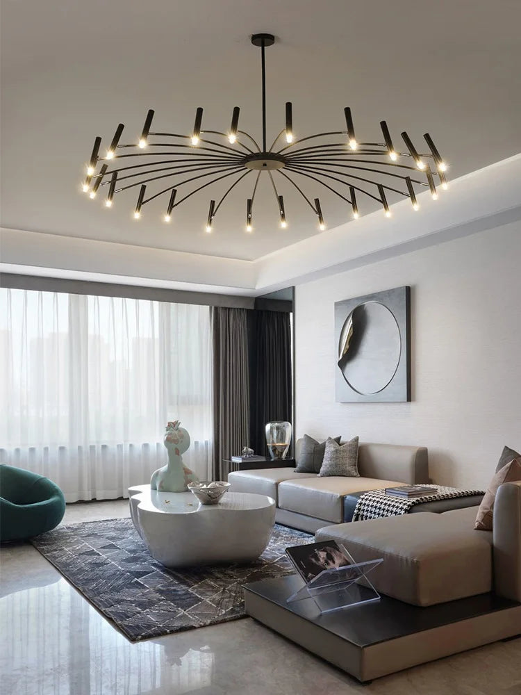 Living room lamp, new light luxury bedroom chandelier Nordic lamps modern minimalist atmosphere For home dining room Lights