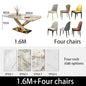 Luxury Dining Table Manger Chair Set Living Room Console Table Dressing Gold Space Savers Multifunction Yemek Masaları Furniture