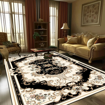 European Style Large Size Carpets for Living Room Decorative Household Rug for Bed Room Washable Non-slip Floor Mat Customizable