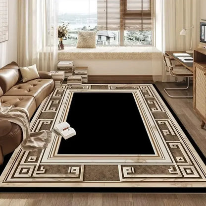 Retro Versace Style CARPET FOR LIVE ROOM Non-slip Bedroom Soft Large Rug Hall Decoration Washable Floor Mats Customizable Ковер