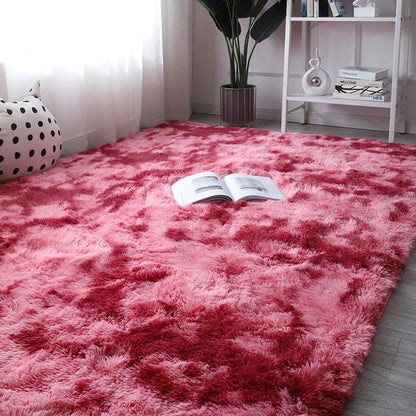 Carpets For Living Room Modern Sofas Grey Fluffy Carpet Bedroom Decoration Anti-slip Furry Large Rug Washable Floor Covering Mat