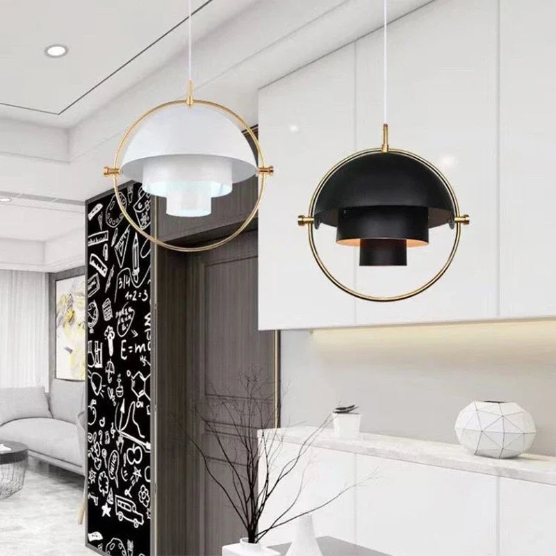 Modern Creative Pendant Light Gubi Chandelier for Restaurant Living Room Loft Iron Hanging Lamp Home Decor LED Lighting Fixtures