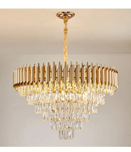 Luxury Modern Crystal Ceiling Chandelier For Living Room Lights Lustre Home Decor Indoor Lighting LED Dining Room Pendant Light