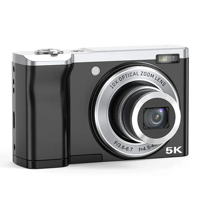 5K Digital Cameras Professional Camcorder 10X Optical Zoom 56MP Front and Rear Camera Ultra Bright Flash Camera Household Camera