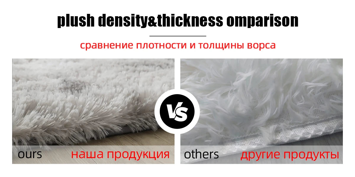 Thicken plush carpet home decoration Large Area Rug Fluffy warm winter carpets for living room rugs for Bedroom floor mats
