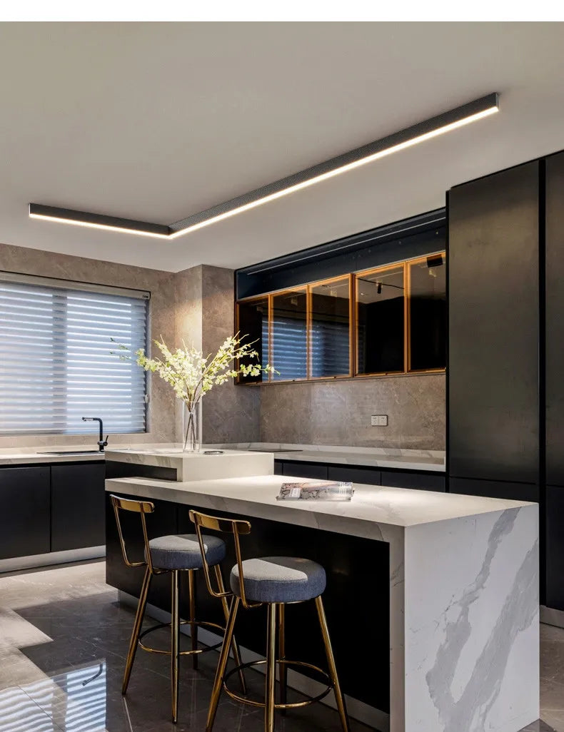 Ceiling lamps for kitchen, living room, ceiling lights led bedroom, dining room, Nordic modern aisle, balcony strip light