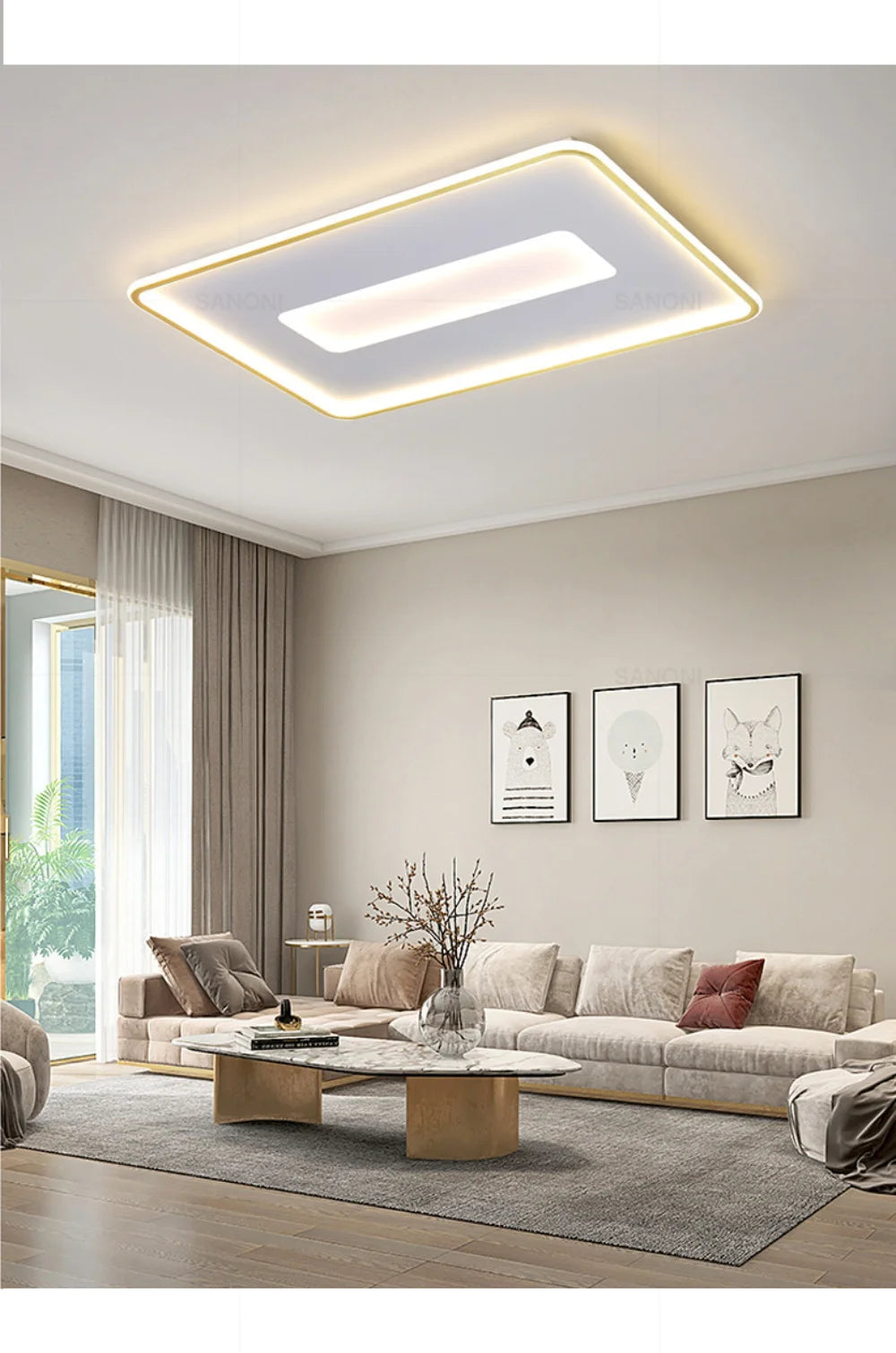 Modern LED Ceiling Light For Bedroom Living Dining Room Study Aisle Balcony Chandelier Indoor Home Decor Lighting Fixture Luster