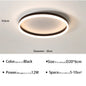 Modern LED Ceiling Lamp Chandelier for Living Dining Room Kitchen Bedroom Nordic Simple Round Home Decor Lighting Fixture Luster