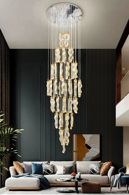 Nordic home decoration, stair chandelier, living room bedroom and dining room Pendant lights, ceiling light, indoor lighting