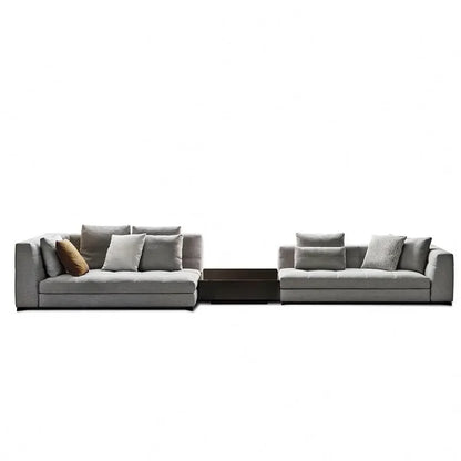 Italian Modern Sectional living room sofa set leather corner office sale