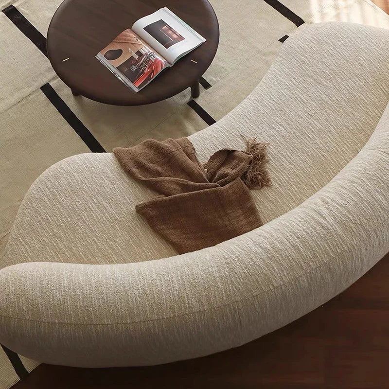 Light Luxury High Quality Curved Sofa Lounge Corner Italiano Modern Couch Ergonomic Relax Adults Canape Salon Home Furniture