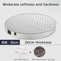 Cozy Spring Round Mattresses Hard Foldable Folding Queen Round Mattress King Size Sleeping Colchon Plegable Bedroom Furniture