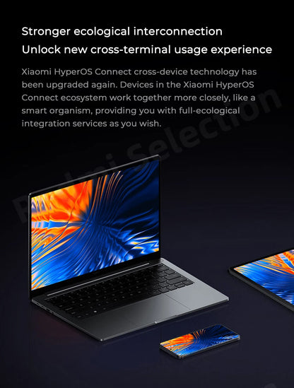 Xiaomi RedmiBook Pro 14 Laptop Ultra 5-125H/Ultra 7-155H ARC Graphics 32GB DDR5 1T SSD 14-inch 2.8K 120Hz Screen Notebook PC