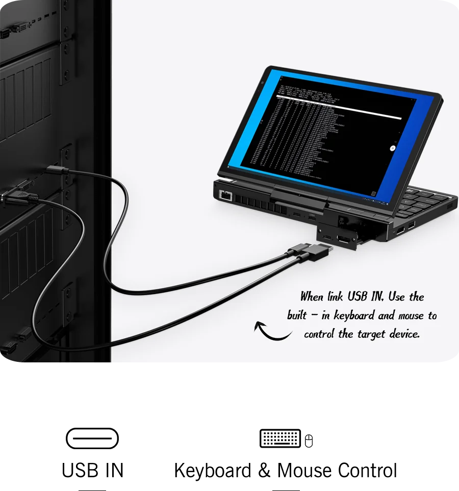 New 2025 version In stock! Original GPD Pocket 4 8.8-inch AMD AI 9 HX 370 64GB RAM 2TB NVMe Mini Laptop Computer for business