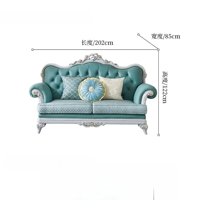 Europe Double Sofa Adults Classic Apartment Children Designer Sofa Romantic Gaming Muebles Para Habitacion Home Accessories