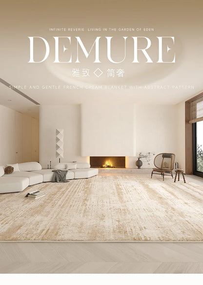 Maillard Style Carpets for Living Room Fluffy Soft Bedroom Decor Plush Carpet Luxury Cloakroom Thick Rug Large Area Washable Mat