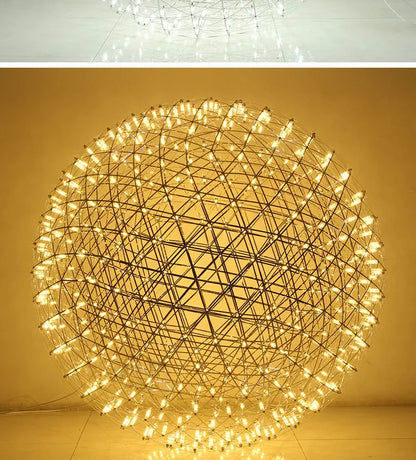 Chandelier Shop Commercial Spark Ball Full Sky Star Milk Tea Shop Restaurant Exclusive Network Bar Creative Art Decoration Light