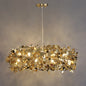 New Stainless Steel Chandelier Post -modern Shallow Luxury Living Room Restaurant Chandelier Gold/chromium Plating Chandelier