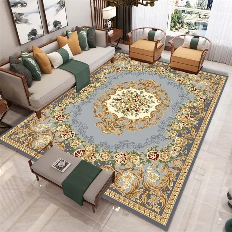 Classic  Carpets For Living Room  Area Rugs Home Decor Sofa Table Non-Slip Bedroom Floor Mats