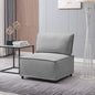 Modular Sectional Sofa with Chaise, Convertible Oversize L Shaped Couch with Reversible Ottoman,Linen 6 Seater Free Combination