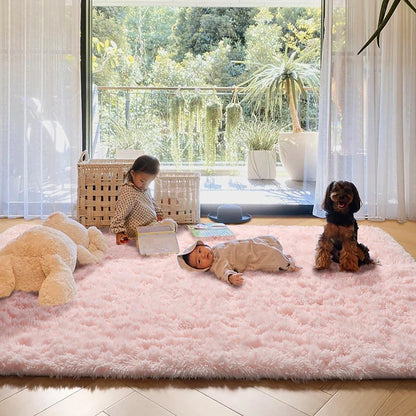 Grey Area Rugs for Living Room Bedroom carpet Soft Plush Fluffy Rug for Dorm Room Classroom Home Office Nursery Thick Carpet