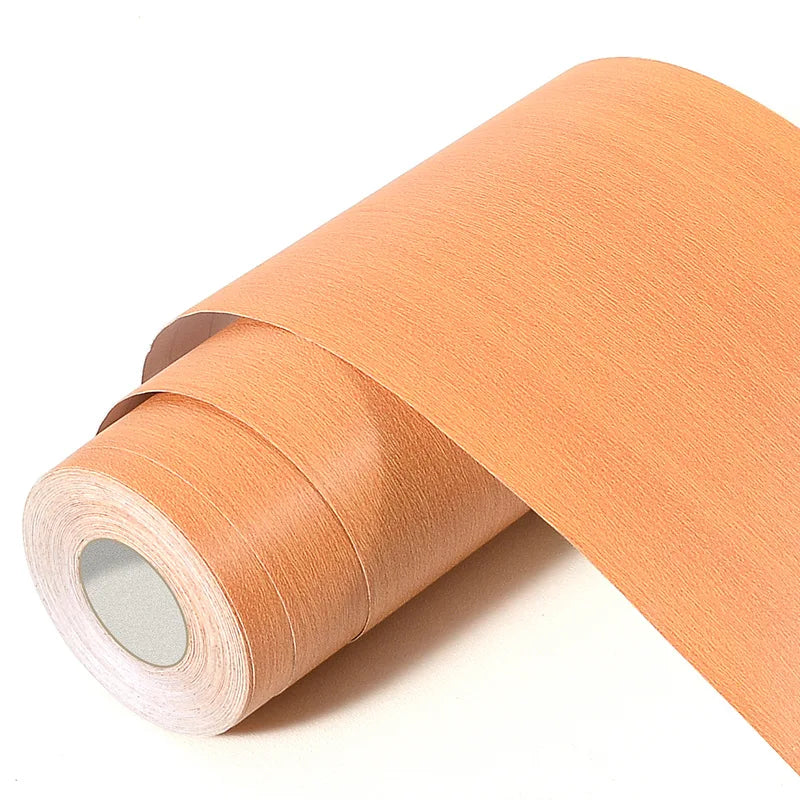 5M Skirting Line Wall Sticker Imitation Wood Pattern Self-adhesive PVC Sticker Living Room Corner Decals