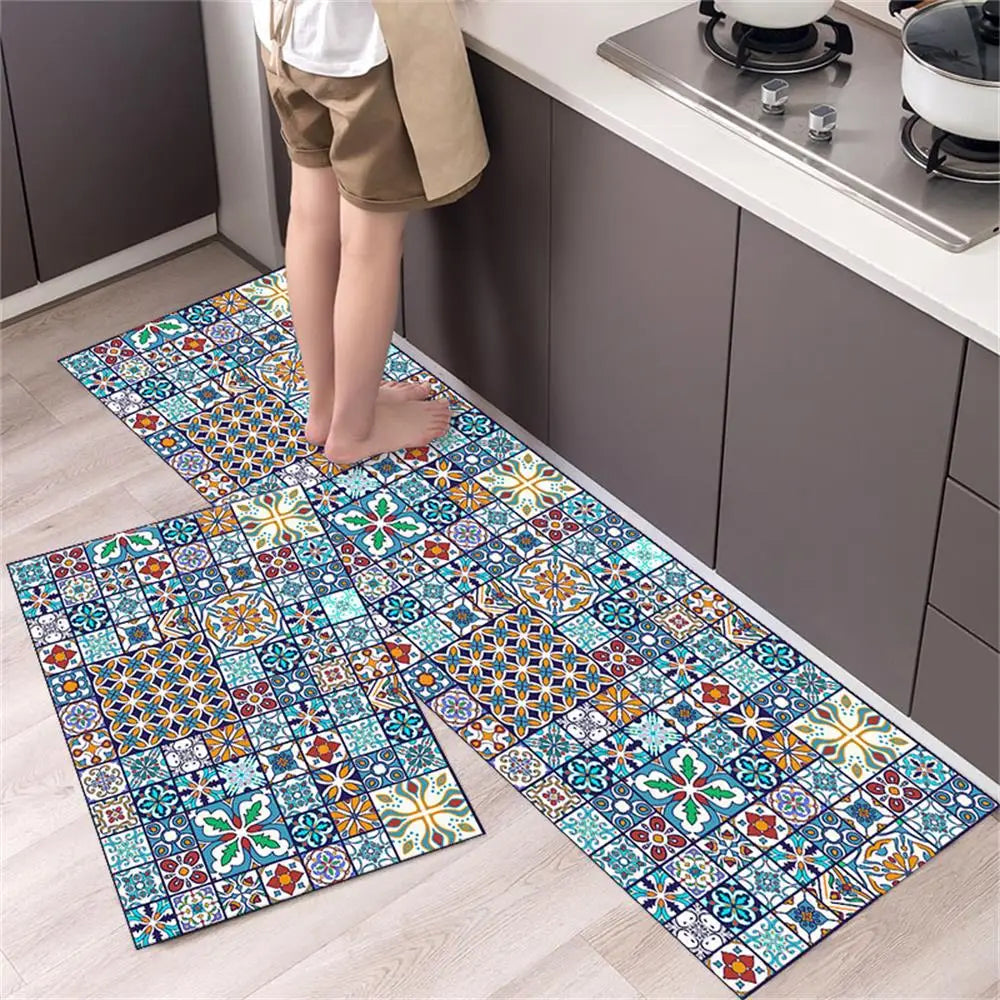 Non-slip Kitchen Carpets for Living Room Long Area Rug Kitchen Floor M0at Carpets Entrance Door Mat Home Decor Alfombra Tapis