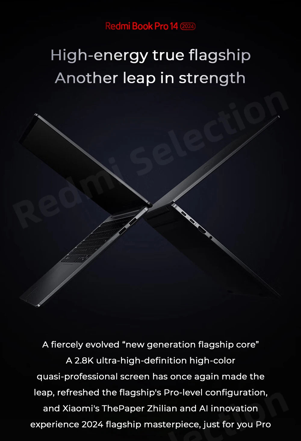 Xiaomi RedmiBook Pro 14 Laptop Ultra 5-125H/Ultra 7-155H ARC Graphics 32GB DDR5 1T SSD 14-inch 2.8K 120Hz Screen Notebook PC